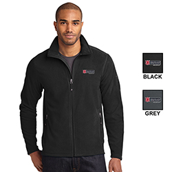 EDDIE BAUER FULL-ZIP MICROFLEECE JACKET