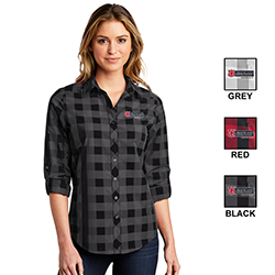 PORT AUTHORITY LADIES EVERYDAY PLAID SHIRT